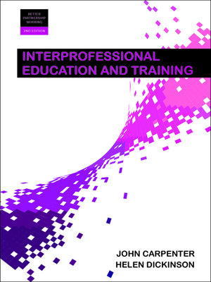 cover image of Interprofessional Education and Training